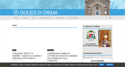 Desktop Screenshot of diocesidicrema.it